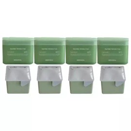 Mediheal 메디힐 티트리 트러블 패드 100매 + 100매(리필) 4개 / 써클 Mediheal Tea Tree Trouble Pads 100 sheets + 100 sheets (Refill) 4 packs / Circle