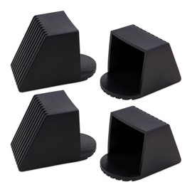 Comidox 4Pcs Premium Plastic Fitness Equipment End Caps Slip-Resistant Square Tube Sleeve Replacement Caps for Gym Equipment Office Furniture Storage Racks Protection