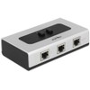 Delock RJ45 Switch 2>1 + 1>2 Bidirc. RJ45 x 3,