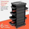 TASALON Salon Trolley Cart for Salon Station - Space Saving