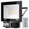 MIWAT 50W Plug in LED Motion Sensor Flood Light, PIR