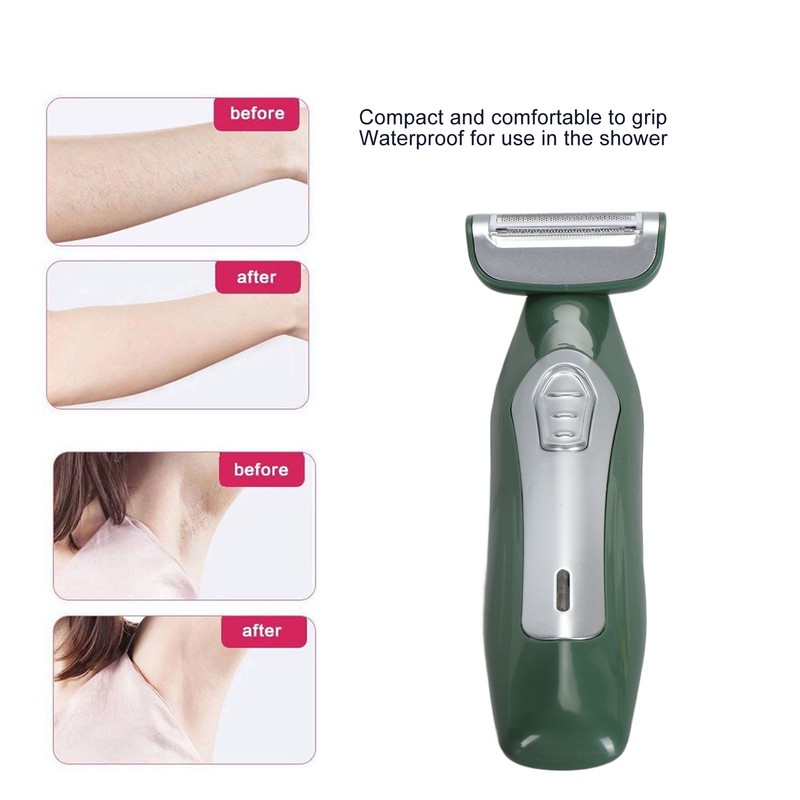 Women Electric Hair Removal Epilator Painless Rechargeable Waterproof Bikini Trimmer