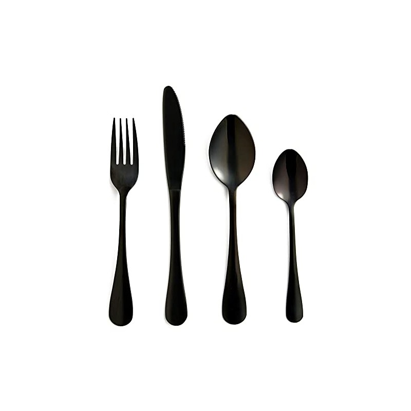 Safdie & Co. Flatware Silverware Cutlery Stainless Steel Utensils Service