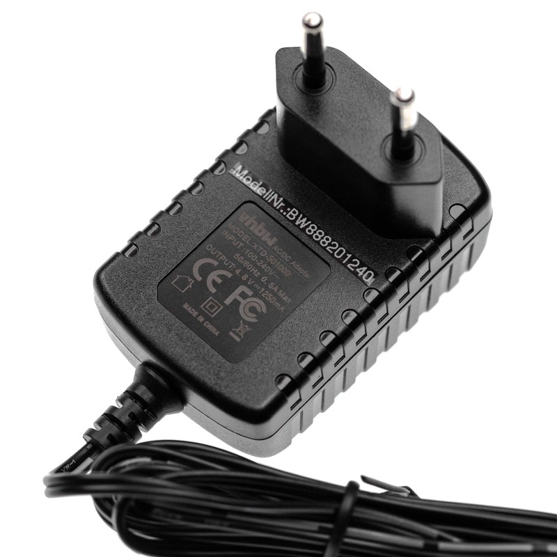 vhbw AC Power Supply Compatible with Panasonic ER-SB40, ER-SB60, ER-SC40,