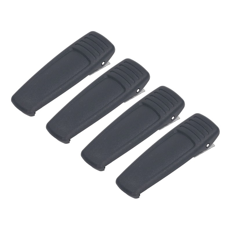 4PCS Portable Radio Belt Clip Handsfree Convenient Securely Hold for