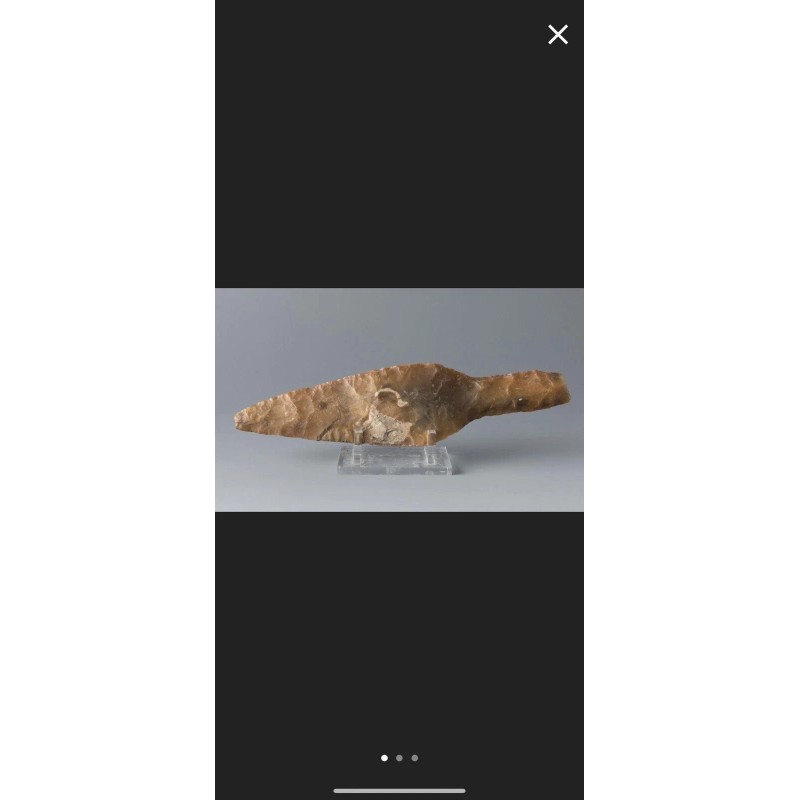 Danish Flint Dagger Bronze Copy Chris Levatino