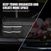 LIBZAKI Car Trunk Storage Organizer, Multi Compartment Collapsible Trunk Storage