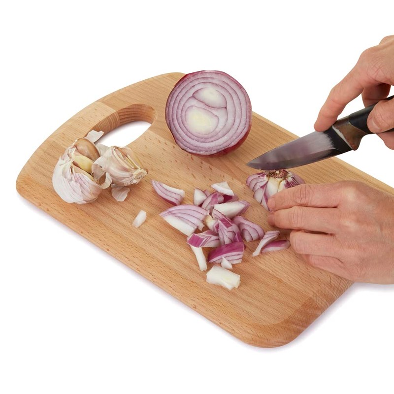 apollo THE HOUSEWARES BRAND Beechwood Chopping Board, Natural Wood, L