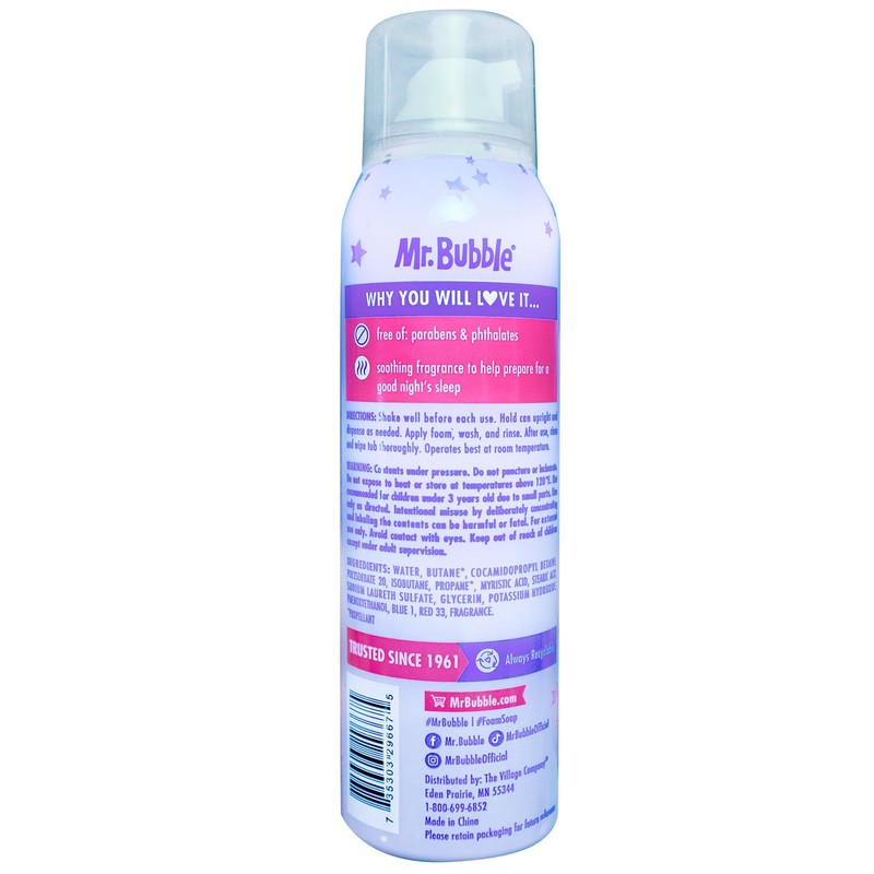 Mr. Bubble Calm & Sleep Foam Soap, 4 oz, 4