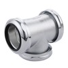 ZM Heavy Duty Brass 3-Way Tee with Slip Joint Connection,
