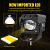 BraveWAY 3inch LED Work Light 3 Modes White/Yellow Headlight Fog