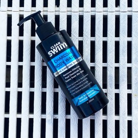CLEAN SWIM Charcoal Detox Body Wash with Chlorine Eliminating Technology + Plant Extracts and Australian Eucalyptus Oil 200ml