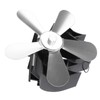 Wall Mounted Fireplace Fan 5 Blade Heat Powered Wood Stove