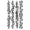 MapofBeauty Cool Black Lines Temporary Waterproof Tattoos Body Art Sticker