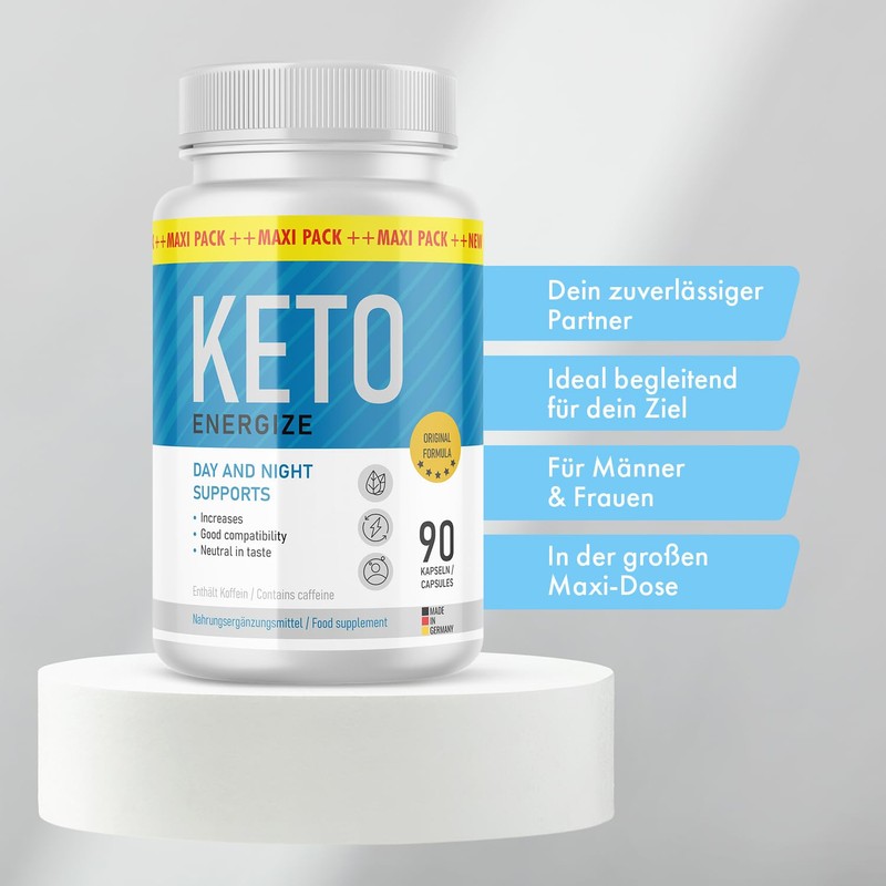 Keto Energize Capsules - For Men and Women - 90