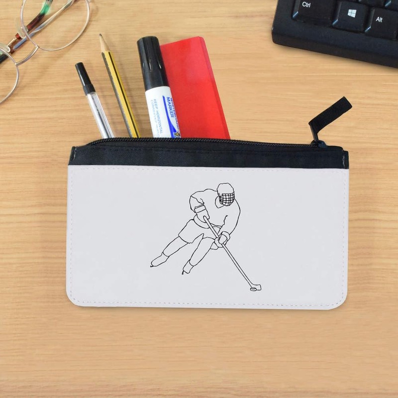Azeeda 'Ice Hockey Player' Pencil Case (PC00034208)