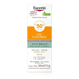 Protector Solar Eucerin Oil Control Anti-brillo 50ml Spf50+