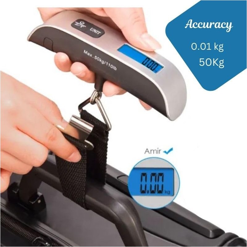 Afnax Digital Portable Luggage Scale, Travel scale, Suitcase scale, weigher