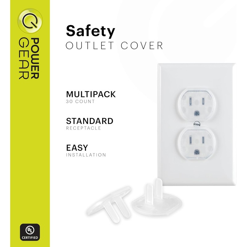 Power Gear 51175 - Cubiertas de plástico de seguridad, paquete