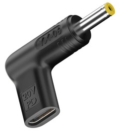 PD USB C to DC Adapter 5.5X 2.5mm, 100W Type C Female to Male DC Adapter 12V 19V 20V, Type USB C to 5.5 x 2.5 mm Adapter Made for Asus Laptop Series, Router, Printer, RVs, Solar Generator and More