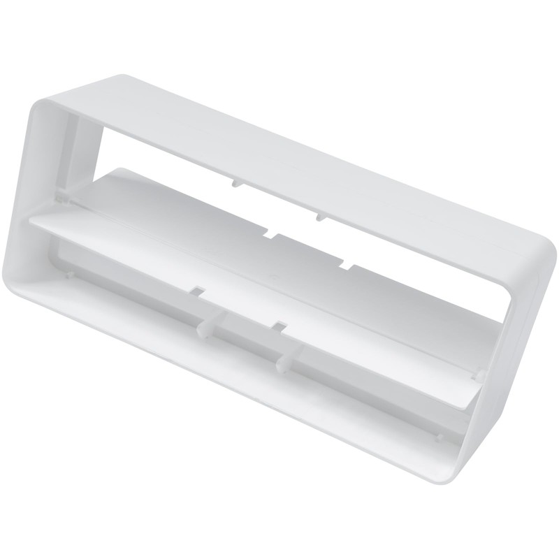 220 x 90 mm Rectangular Duct Connector with Valve -