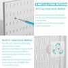 Sibosen Pegboard Combination Set, Plastic Pegboards and Accessories, Pegboard Wall