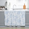 Cabinet Curtains 27.6" W x 35.4" L Sink Skirt for
