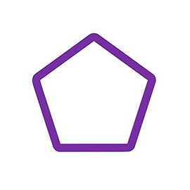 Pentagon Cookie Cutter - Shapes Cookie Cutters - Polymer Clay Cutters - Craft Clay Cutters - Cookie Cutters - Fondant Cutters - Cutters