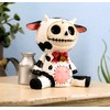 Ebros Furry Bones Moo Moo Bovine Cow Skeleton Figurine 2.25"Tall