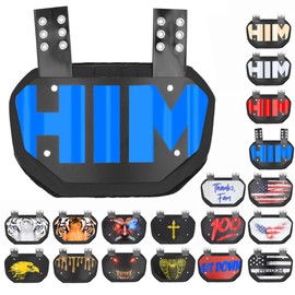 Sports Unlimited Football Backplate for Shoulder Pads - Universal Fit Back Plate - Adult & Youth Back Plate for Football