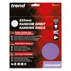 Trend Zirconium 225mm Random Orbit 40 Grit Abrasive Sanding Disc,