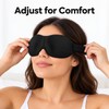 3D Adjustable Sleep Mask for Sleeping – Breathable Light-Blocking Eye