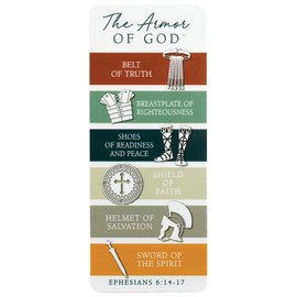 Dicksons Full Armor of God 6.25 inch Paper Bookmark Pack of 12