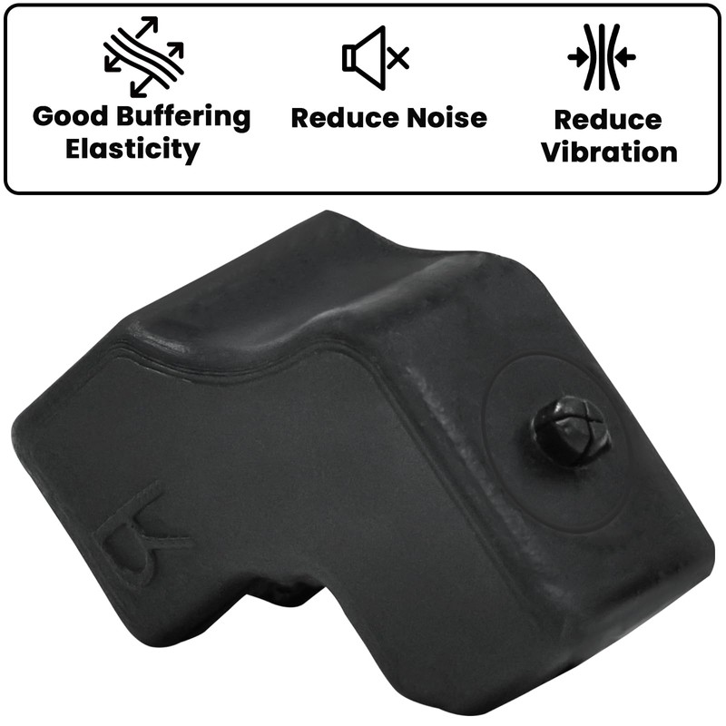Tailgate Upper Rubber Bushing Bumper, LH & RH Tailgate Top