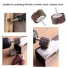 FEIHU 30mm Flap Wheels,80 Grit.1/4" Shank Diameter for Removing Rust,
