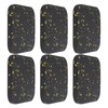 6PCS Rubber Treadmill Mat Sound Insulation Cushion Exercise Equipment Mat
