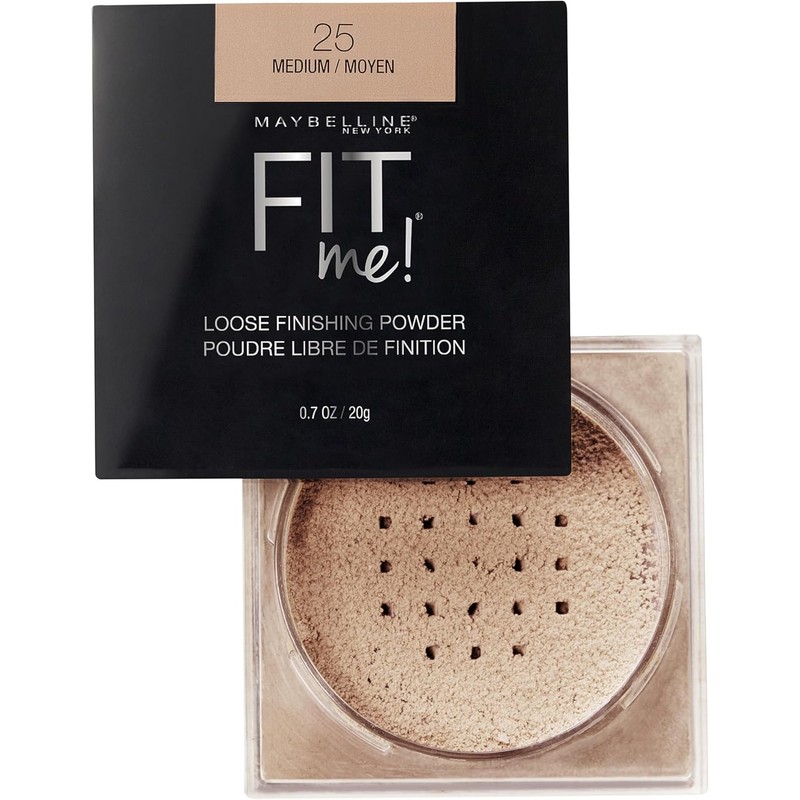 Maybelline Polvo de Maquillaje Fit Me Loose Powder, Tono Medium,