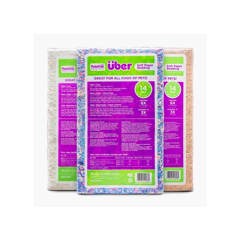 PETSPICK Soft Paper Bedding (Pink/White)