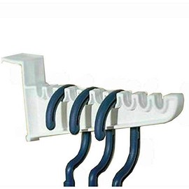 Hanger Hooks Space Saver Overdoor Bathroom Bedroom Plastic Over The Door Ironing Hooks Holder Clothes Coat Towel Stand Tool Laundry Storage Kids Adults (Pack Of 2 Hold 20 Hangers)