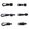 10 Pcs Bungee/ Shock Cord Hook Fixed End Tabbed S
