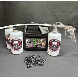 Gal. PFC Black, Semi Pro Undercoating Gun, 1 Wand, 3 W Qt. Bottles, and 50 Rust Plugs