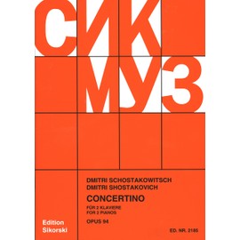 Concertino Op 94. Piano for 4 Hands
