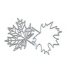 2pcs Christmas Maple Leaf Metal Die Cuts,Merry Christmas Autumn Maple