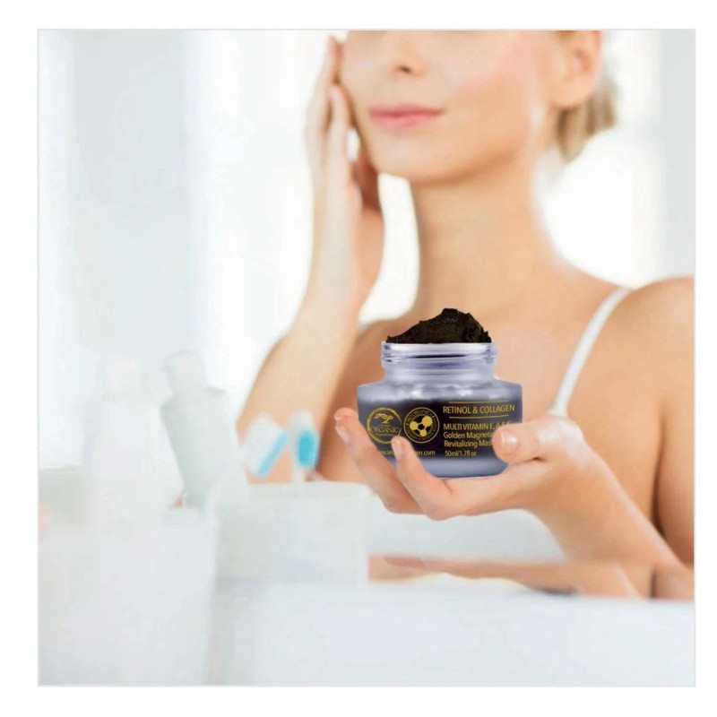 Secret Collagen Multi Vitamin E, A, C Golden Magnetic Mud