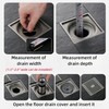 Shower Floor Drain Backflow Preventer, One Way Drain Valve Sewer,