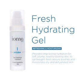 IOMA Paris - HYDRA Fresh Hydrating Gel for Healthy-looking Skin, Suitable For All Skin Types, (30ml)
