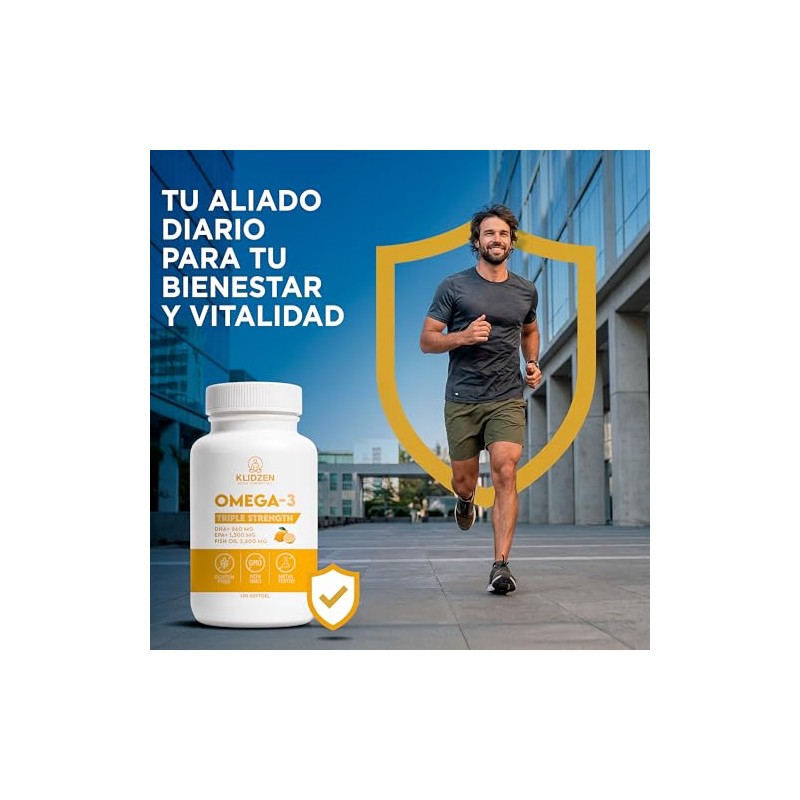 Omega 3 3600 mg con EPA 1300 mg y DHA