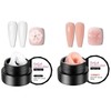 2PCS Builder Gel – Non-Flowing Texture for Effortless DIY –3D