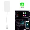 Car Wired to Wireless USB Carplay Dongle Adapter White Auto