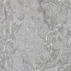 Gray Brass Metallic Distressed Pearl Plaster Textured Victorian Damask Wallpaper